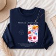 thumbnail image 4 of Jollimate God's Plan Sweatshirt, Floral Christian Crewneck, Jesus Lover Gift, Religious Gift, 4 of 6