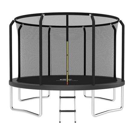 ACWARM HOME Trampoline Outdoor 10FT Trampoline Recreational Trampolines for Kids and Adults with Net and Ladder