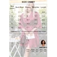 thumbnail image 5 of Ekouaer Women's Short Silk Robes Bride Bridesmaid Kimono Satin Bathrobe V Neck 3/4 Sleeve Sleepwear with Pockets, 5 of 6
