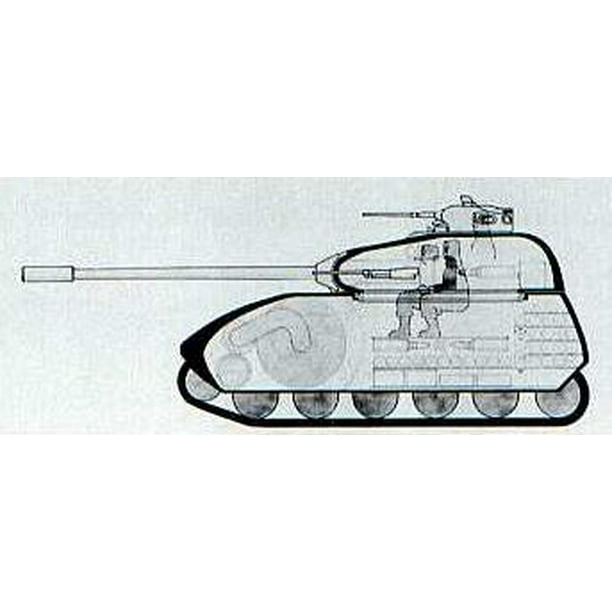 Laminated Poster Drawing Showing Internal Arrangement Of A R 32 Nuclear Powered Tank Concept Presented An Question Poster Print X 30 Walmart Com Walmart Com
