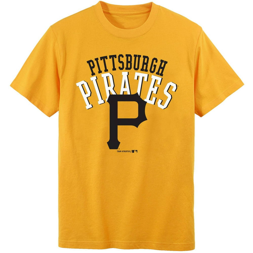 MLB Pittsburgh Pirates Boys 4-18 Short Sleeve Alternate Color Tee Team ...