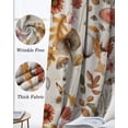 thumbnail image 3 of Red Mushrooms Kitchen Curtains Elegant Pastoral Botanical Rustic Cafe Short Curtains for Bathroom Blackout Window Curtain Grommet Small Window Treatment Drapes for Bedroom Living Room 27.5"x39"x2, 3 of 9