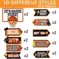 thumbnail image 4 of Letrero decorativo para fiestas de baloncesto, 20 piezas, para niños y adolescentes, 4 of 6