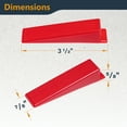 thumbnail image 3 of POWERTEC 400PK Tile Leveling System Reusable Tile Wedges for Floor and Wall Tile Installation, Tile Installation Kit for 1/8" and 1/16" Tile Spacers (71897-P4N), 3 of 6