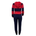 thumbnail image 3 of Lovelywholesale Plus Size Striped Tracksuit Pants Set, 3 of 4