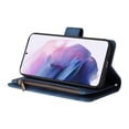 thumbnail image 2 of Case for Samsung Galaxy S22 Plus 5G Cover Zipper Pocket Wallet Case Magnetic Protective - Blue, 2 of 5
