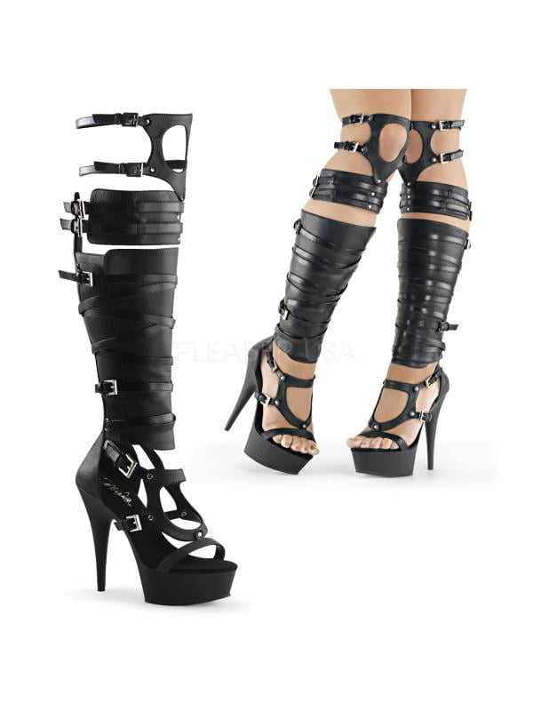 DELIGHT-600-50 Pleaser Platforms Exotic Dancing Knee High Boots Size: 6 DELIGHT-600-50 Pleaser Platforms Exotic Dancing Knee High Boots Size: 6