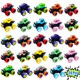 thumbnail image 1 of Paquete de 24 juguetes Mini Monster Trucks para niños de más de 3 años con fricción, 1 of 7