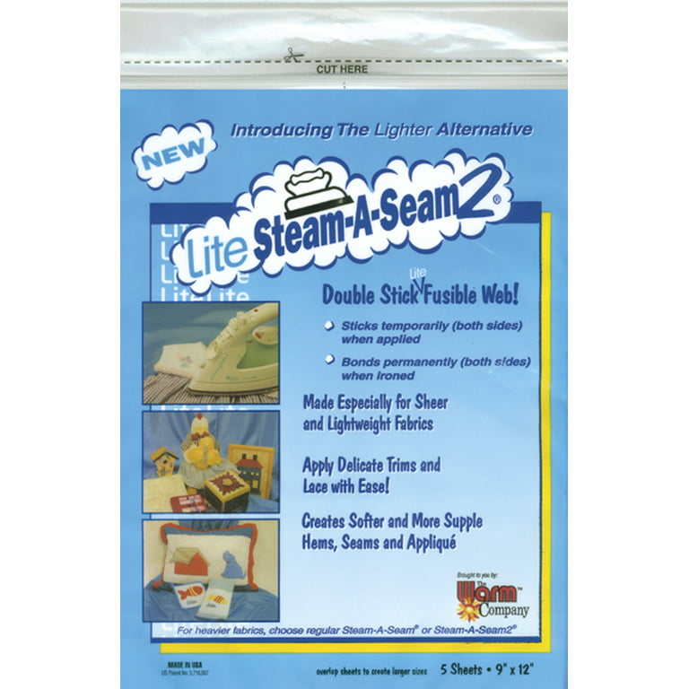 The Warm Company Lite Steam-A-Seam 2 Double Stick Fusible Web - 12” X 40 Yd  Bolt by Joann