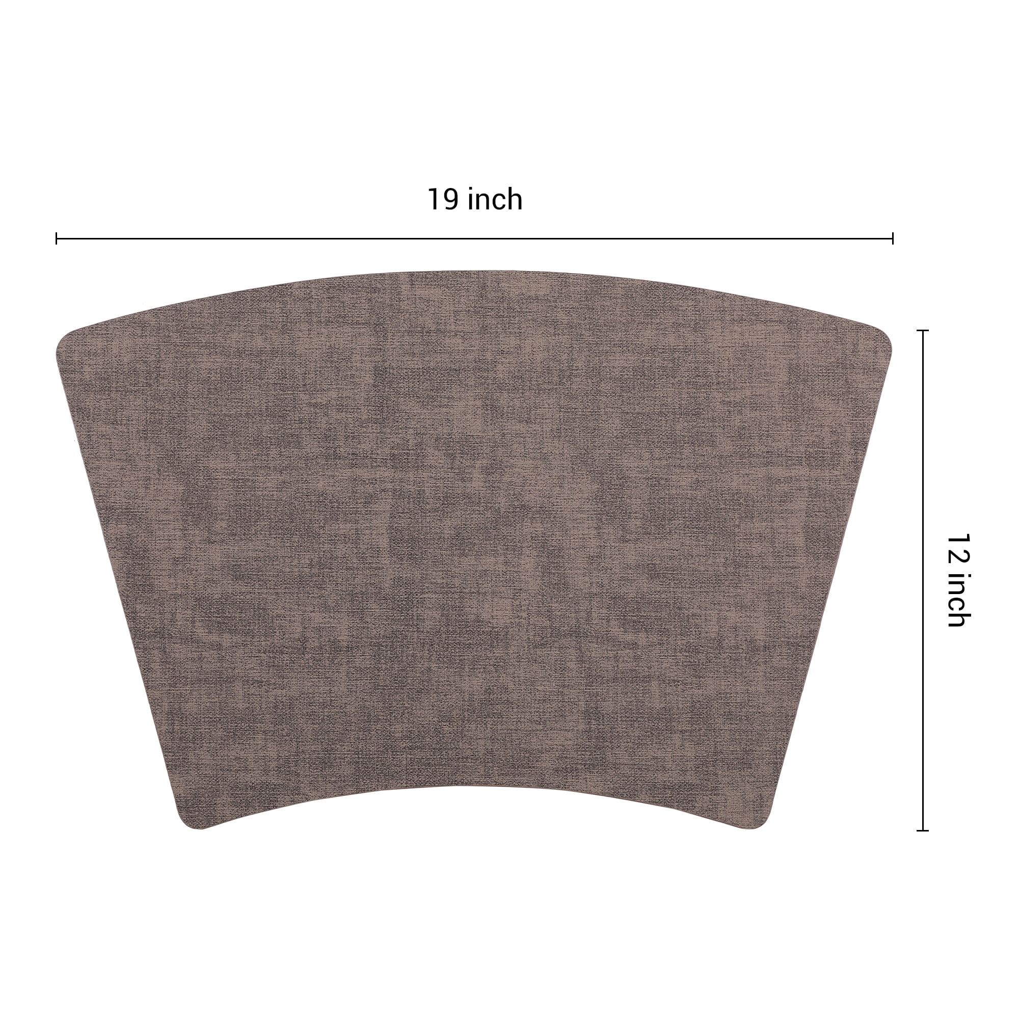 Unique Bargains Placemats for Dining Table Decor Heat Resistant Placemats 6pcs Coffee