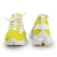 thumbnail image 4 of Pure Yellow Walking Shoes for Men Woman Lightweight Tennis Fashion Elastic Sports Shoes Cushion Basketball Shoes, 4 of 7