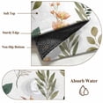 thumbnail image 6 of Spring Leaves Flowers 2'x6' Runner Rugs for Hallway Kitchen Bedside Non Slip Washable, Rustic Flower Pastoral Botanical Entryway Rug Runners with Rubber Backing, Long Carpet Runner for Laundry Room, 6 of 8