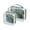 Narcissus Daffodil Oil Paint, variant on Clear Makeup Bags with Handle Large Opening 2 Pack Set Toiletry Bag Quart Size Bag, for Women Man Traveling Travel Essentials, Toiletries and Other. Narcissus Daffodil Oil Paint