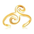 thumbnail image 1 of 14k Yellow Gold Scrollwork Motif Toe Ring, 1 of 2