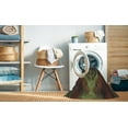 thumbnail image 2 of Ahgly Company Machine Washable Indoor Rectangle Transitional Fern Green Area Rugs, 2' x 5', 2 of 7