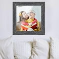 thumbnail image 3 of 12x12 Frame Silver Real Wood Picture Frame Width 1.75 inches | Interior Frame Depth 0.5 inches |, 3 of 8