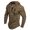 Brown, variant on TBWNWG Zipper Hoodies for Men,Mens Spring And Autumn Fashion Casual Solid Lace Up Hooded Long Sleeve Sweater,Sizes S