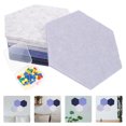thumbnail image 4 of EeaseMX 8 tableros de fieltro hexagonales para pared, para fotos y notas., 4 of 7