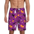 thumbnail image 3 of Lsque Halloween2 Mens Sleep Pajama Shorts,Short Pajama Pants, Cotton Ultra-Soft Knit-3X-Large, 3 of 9