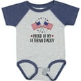 thumbnail image 3 of Inktastic Military Veteran Daddy Proud Son Daughter Boys or Girls Baby Bodysuit, 3 of 5