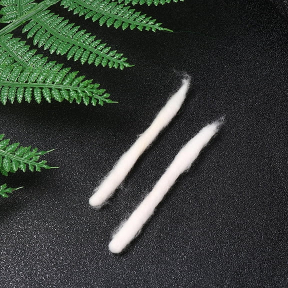 WHAMVOX 4 Bundles Cotton Wicks Oil Lamp Wick Wine Bottle Wicks Lightening Torch Wicks for Yard Temple Camping (Size )