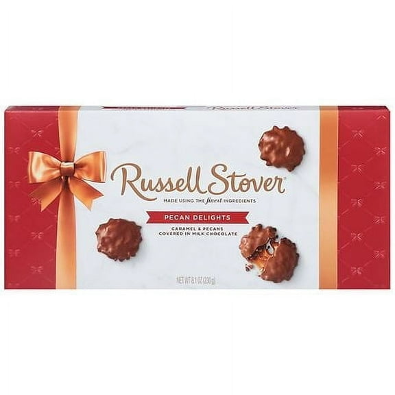 Russell Stover Milk Chocolate Pecan Delights8.1oz Pack of 2