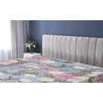 thumbnail image 5 of Ambesonne Spring Fitted Sheet, Hydrangea Colorful Flowers, Twin Size, Mauve Taupe Ceil Blue, 5 of 5