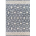 thumbnail image 2 of Mark&Day Outdoor Rugs, 5x7 Keomah Village Global Indoor/Outdoor Dark Blue Area Rug, Non Shedding Grey Blue White Carpet for Patio, Porch, Deck, Bedroom, Living Room or Kitchen (5'3" x 7'), 2 of 6