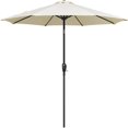 thumbnail image 1 of CHUANK 9ft Outdoor Market Table Patio Umbrella with Button Tilt and 8 Sturdy Ribs  Green, 1 of 6