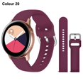 thumbnail image 1 of Correa de silicona para Samsung Galaxy Watch, pulsera de 20mm, 22mm, Active 2 Watch 3, 45mm, 42mm, Gear S3, Amazfit bip, 1 of 4