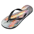 thumbnail image 2 of YAZAOOSummer Flip Flops Creatively Colorful Butterfly and Flowers Simple Beach Sandals, 2 of 8