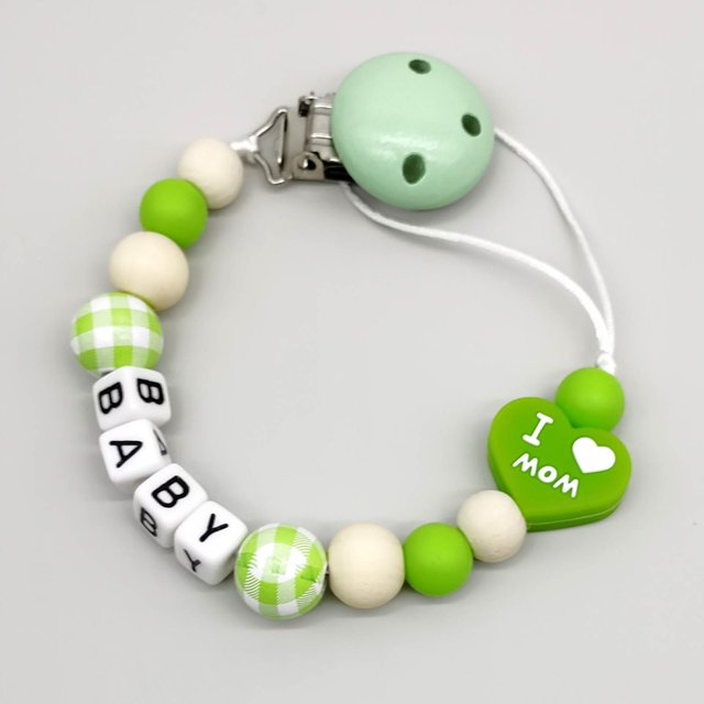 Openpig Silicone Pacifier Clip with One-Piece Design for Baby Boys and Girls, Soft Flexible Clips with Texture for Baby Essentials