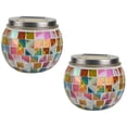 thumbnail image 5 of Solar Mosaic Glass Lamps Crystal Glass Mosaic Lamp Solar Table Lantern for Outdoor Garden 2Pcs, 5 of 5
