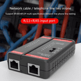 thumbnail image 3 of Wire Telephone Line Test Meter HT812A Cable Tester Line Finder RJ11 RJ45 Cable Toner Line Finder Tool, 3 of 7