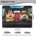 thumbnail image 7 of XYZCANDO Cute Hamster Car Cargo Mat 29" x 39", Washable All-Weather Trunk Protector with Non-Slip Backing, Easy-Clean Stitched Edge Liner for SUVs, Sedans and Trucks, 7 of 7