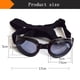 thumbnail image 3 of Irfora Gafas de sol para perros Gafas para perros Gafas para mascotas Protección UV Gafas de sol Correa ajustable para perros pequeños Irfora Gafas de sol, 3 of 5