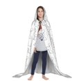 thumbnail image 3 of Honeii Poodle Dog Print Poncho Cape, Cloak Coat, Snuggly Hooded Wearable Blanket, Hooded Cape For Teenagers,Halloween Costumes-, 3 of 7