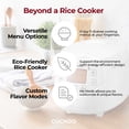 thumbnail image 3 of Cuckoo Rice Cooker & Warmer 12 Cup Smart Fuzzy Logic Nonstick Inner Pot White (CR-0633F), 3 of 7