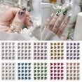 thumbnail image 3 of Kripyery 20Pcs Nail Decorations Exquisite Shape Sparkling Stunning Visual Effect Vibrant Color Wide Application Non-Fading 3D Love Heart Nail Art Decors Manicure Jewelry for Nail Salon, 3 of 8