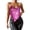 Hot Pink, variant on Women's Backless Sequin Halter Top, Handkerchief Hem Metallic Cami, Sexy Party Rave Night Out Outfit