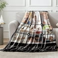 thumbnail image 3 of Custom Blanket with Photos Text, Personalized Pictures Collage Customized Flannel Throw Blankets Custom Wedding Blankets for Couple, Anniversary, Engagement Gift Blanket&nbsp;-8Photo-1, 3 of 6