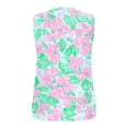 thumbnail image 4 of GNFQXSS Womens Crew Neck Tank Top Color Block Sleeveless Tunic Casual Streetwear Lightweight Flowy Summer Top Sky Blue XL, 4 of 5