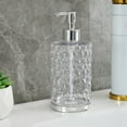 thumbnail image 5 of Soap Dispenser with Plastic Pump, Refillable Kitchen Countertop Liquid Hand Soap Dispensers, Crystal Bathroom Lotion Bottle for Dispenser Dish Soap, 14oz, 5 of 6