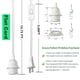 thumbnail image 2 of Kit de casquillos para bombillas Zarnicy E26/E27, 16 pies, 110 V, paquete de 4, 2 of 7