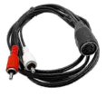 thumbnail image 3 of Midi Cable 7-pin Din Female To 2 Dual Rca Male Plug o Cable 1.5m Din 7pin To 2rca Male Cord 0.5m 1m, 3 of 4