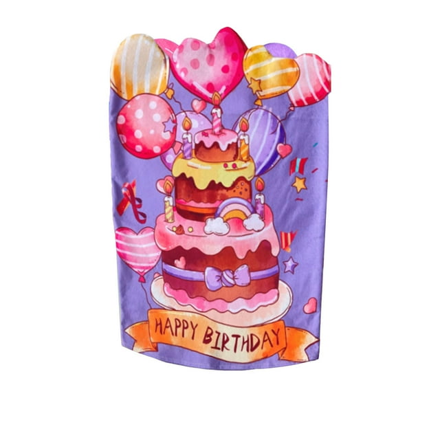 Chair Covers for Party,Birthday Chair Covers Birthday Seat Covers for Classroom Chairs Birthday Cake Chair Covers Colorful Birthday Dining Chair Covers,Dining Chair Covers
