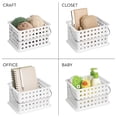 thumbnail image 5 of Small Stackable Shower Caddy Basket for College Dorm or Bathroom - Shower Tote for Shampoo or Body Wash, Made in USA, 5 of 8