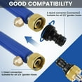 thumbnail image 4 of MesaSe Jet Nozzle for Garden Hose with 2 Different Nozzles and Hose Quick Connector Rustproof Jet Nozzle Power Washer Multifunctional High Pressure Power Washer Wand for Patio Garden, 4 of 11