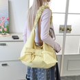 thumbnail image 5 of Hsqqdc Bowknot Design Crossbody Underarm Bag, Sweet Pleated Shoulder Shopping Handbag, 5 of 7