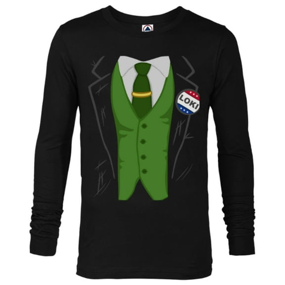 Marvel Loki President Loki Costume - Long Sleeve T-Shirt for Men – Customized-Black